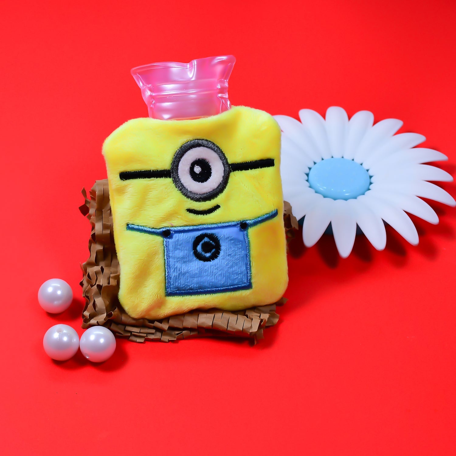 6506 Minions small Hot Water Bag with Cover for Pain Relief, Neck, Shoulder Pain and Hand, Feet Warmer, Menstrual Cramps. DeoDap 6506 Minions small Hot Water Bag with Cover for Pain Relief, Neck, Shoulder Pain and Hand, Feet Warmer, Menstrual Cramps. DeoDap